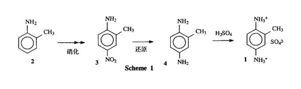 甲苯-2,5-二胺硫酸鹽的合成方法