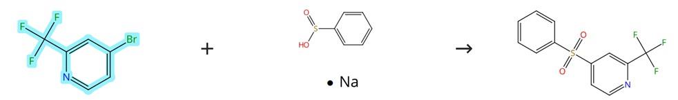 2-三氟甲基-4-溴吡啶的芳香親核取代反應(yīng)