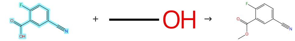 5-氰基-2-氟苯甲酸的酯化反應