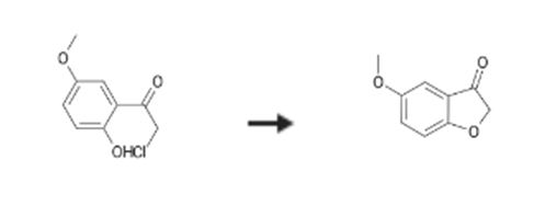 5-Methoxybenzofuran-3(2H)-one synthesis