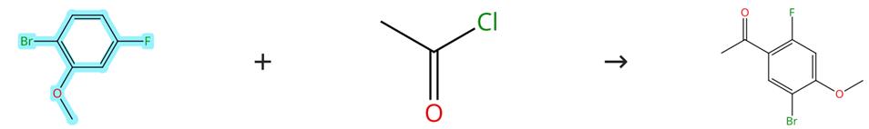 2-溴-5-氟苯甲醚的傅克?；磻?yīng)