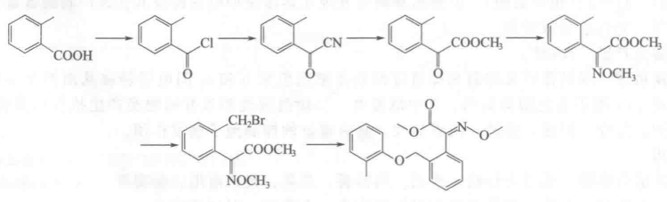 醚菌酯合成路線