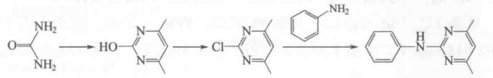 嘧霉胺的合成方法1