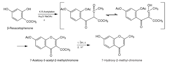 7-hydroxy-2-methyl-4H-chromen-4-one synthesis