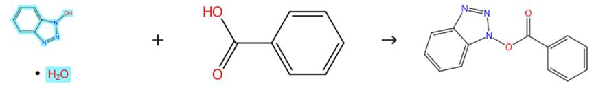 1-羥基苯并三唑合水合物的酯化反應(yīng)