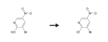 2-Chloro-3-bromo-5-nitropyridine synthesis