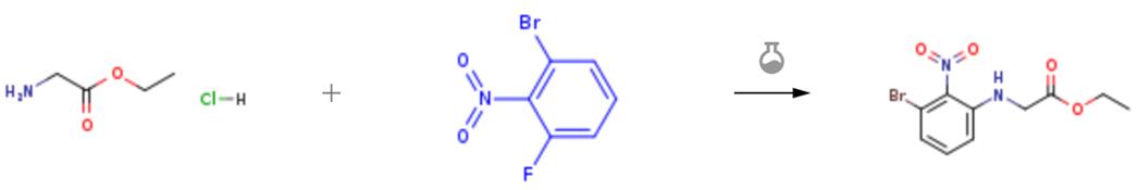 2-溴-6-氟硝基苯的芳香親核取代反應(yīng)