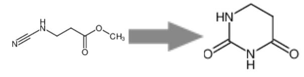 圖1 二氫尿嘧啶的合成反應式.png