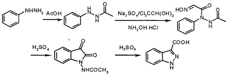 圖1 吲唑-3-羧酸的合成反應(yīng)式.png