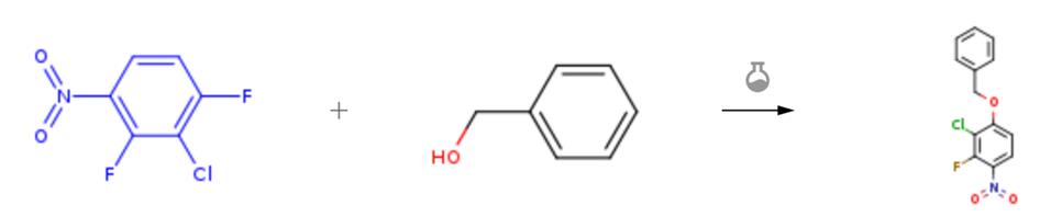 3-氯-2,4-二氟硝基苯的親核取代與水解反應(yīng)