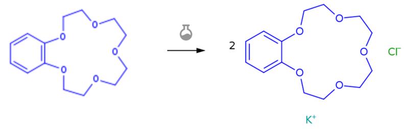 苯并-15-冠醚-5絡(luò)合金屬鉀離子