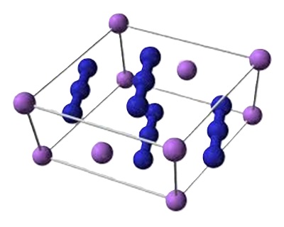 疊氮化鉀晶體結(jié)構(gòu)