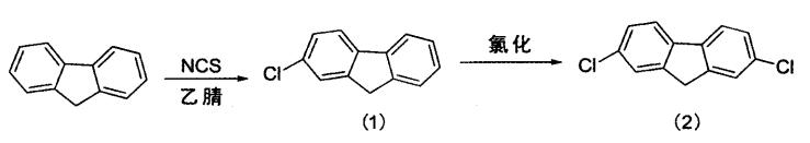 2,7-二氯芴制備路線