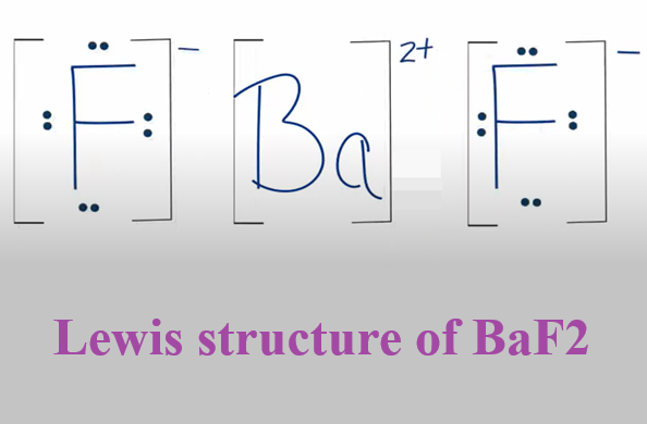 Lewis structure of Barium fluoride