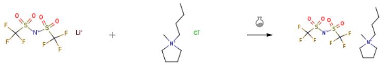 1-正丁基-1-甲基吡咯烷二(三氟甲基磺酰)酰亞胺的合成.png