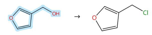 3-呋喃甲醇的氯化反應(yīng)