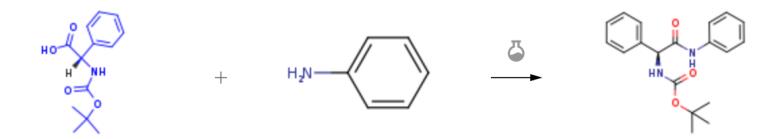 BOC-L-苯甘氨酸的縮合反應(yīng)