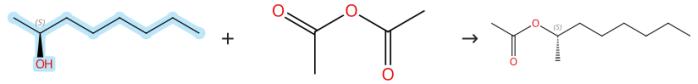 (S)-(+)-2-辛醇乙酰化反應(yīng)