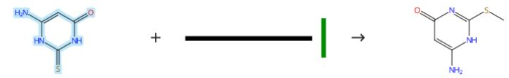 6-氨基-2-硫脲嘧啶的取代反應(yīng)