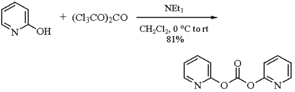 preparation of CARBONIC ACID DI-2-PYRIDYL ESTER