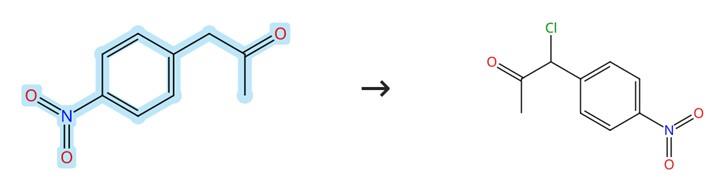 4-硝基苯丙酮的氯化反應(yīng)