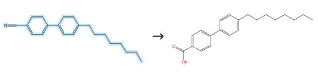 4'-正辛基-4-氰基聯(lián)苯的水解反應(yīng)