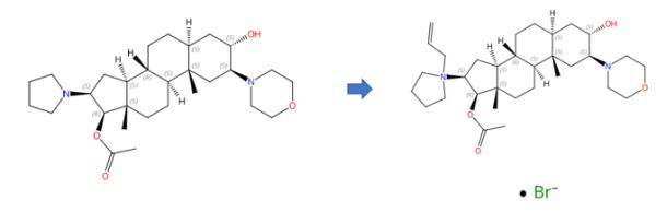 3Α,17Β-(二羥基)-2Β-(嗎啉-1-基)-16-(吡咯烷-1-基)-5Α-雄甾-17-乙酸酯的醫(yī)藥應用