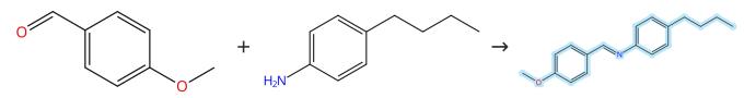 N-(4-甲氧基苯亞甲基）-4-丁基苯胺的制備方法