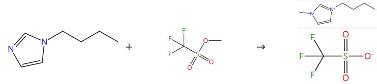 1-正丁基-3-甲基咪唑三氟甲烷磺酸鹽的制備方法