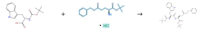 L-谷氨酸-γ-芐酯-α-叔丁酯鹽酸鹽的縮合反應(yīng)