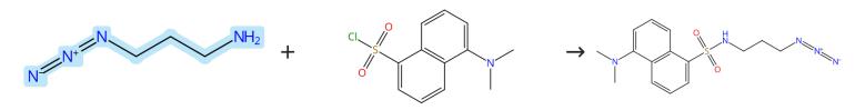 3-疊氮基丙胺的?；c縮合反應(yīng)