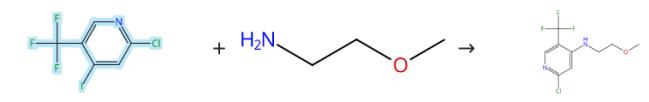 2-氯-5-三氟甲基-4-碘吡啶的芳香親核取代反應(yīng)