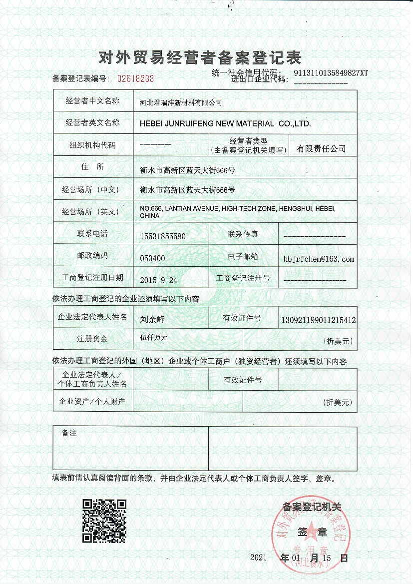 Business License Of EnterpriseLegal Person