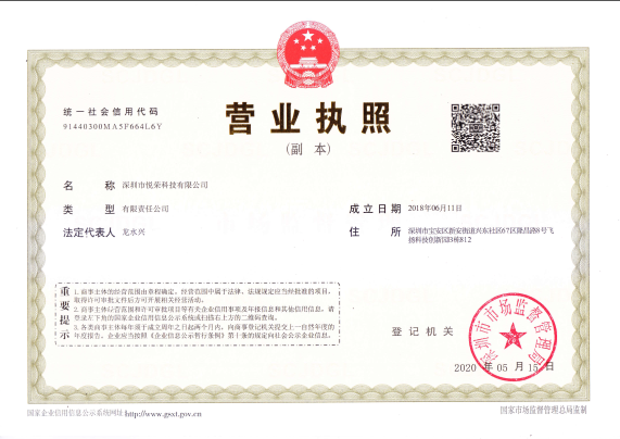 Business License Of EnterpriseLegal Person