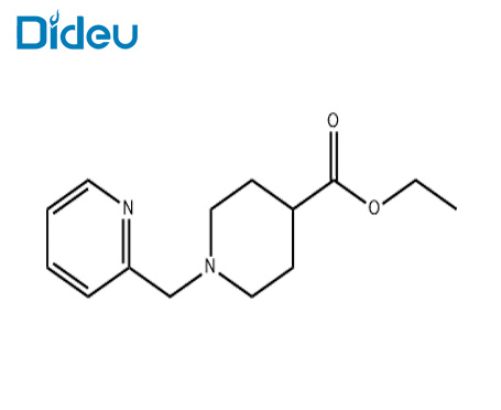 1-(2-pyridinylmethyl)-4-piperidin-1-iumcarboxylic acid ethyl ester