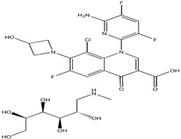 Delafloxcain meglumine