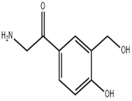 Ethanone,2-amino-1-[4-hydroxy-3-(hydroxymethyl)phenyl]-hydrochloride(1:1)