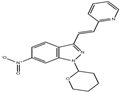 (E)-6-Nitro-3-[2-(pyridin-2-yl)ethenyl]-1-(tetrahydro-2H-pyran-2-yl)-1H-indazole