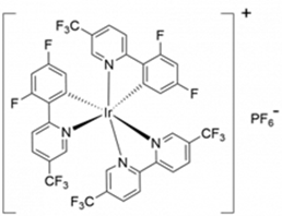 [Ir (dF (CF3) ppy)2(5, 5 DCF)3Bpy)] PF6