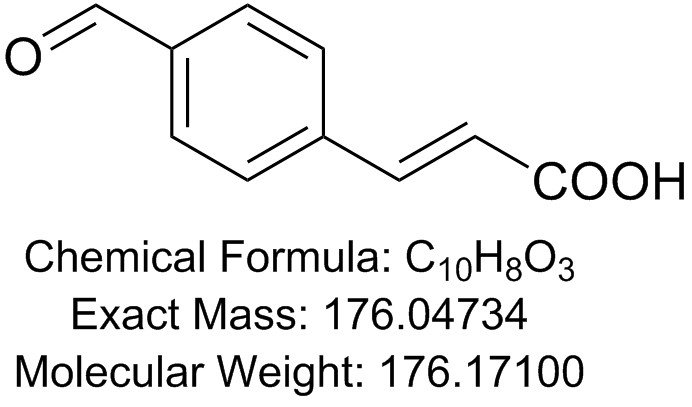 Para Formyl Cinnamic Acid(4-Formylcinnamic Acid, Ozagrel Impurity 16)