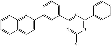 2-chloro-4-(3-(naphthalen-2-yl)phenyl)-6-phenyl-1,3,5-triazine