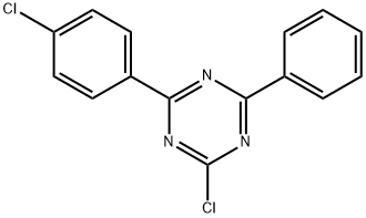 2-chloro-4-(4-chlorophenyl)-6-phenyl-1,3,5-triazine