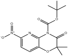 2,3-dihydro-2,2-dimethyl-6-nitro-3-oxo-4H-Pyrido[3,2-b]-1,4-oxazine-4-carboxylic acid 1,1-dimethylethyl ester