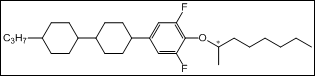 Benzene, 1,3-difluoro-2-[[(1S)-1-methylheptyl]oxy]-5-[(trans,trans)-4'-propyl[1,1'-bicyclohexyl]-4-yl]-