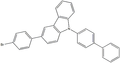 9-(1,1-bipheny)-4-yl-3-(4-bromophenyl)carbazole