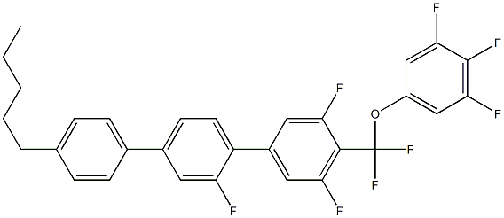 4-[Difluoro-(3,4,5-trifluorophenoxy)methyl]-2',3,5-trifluoro-4''-pentyl-1,1':4',1''-terphenyl