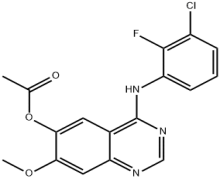 4-((3-chloro-2-fluorophenyl)amino)-7-methoxyquinazolin-6-yl acetate