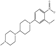 1-(1-(3-methoxy-4-nitrophenyl)piperidin-4-yl)-4-methylpiperazine