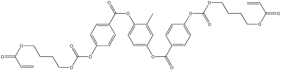 Benzoic acid, 4-[[[4-[(1-oxo-2-propen-1-yl)oxy]butoxy]carbonyl]oxy]-, 1,1'-(2-methyl-1,4-phenylene) ester