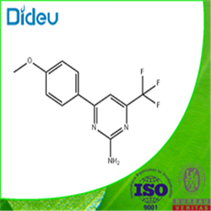 4-(4-METHOXYPHENYL)-6-(TRIFLUOROMETHYL)PYRIMIDIN-2-AMINE 